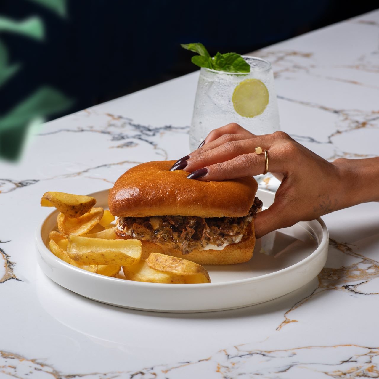 Steak Sandwichناشفل برجر 1