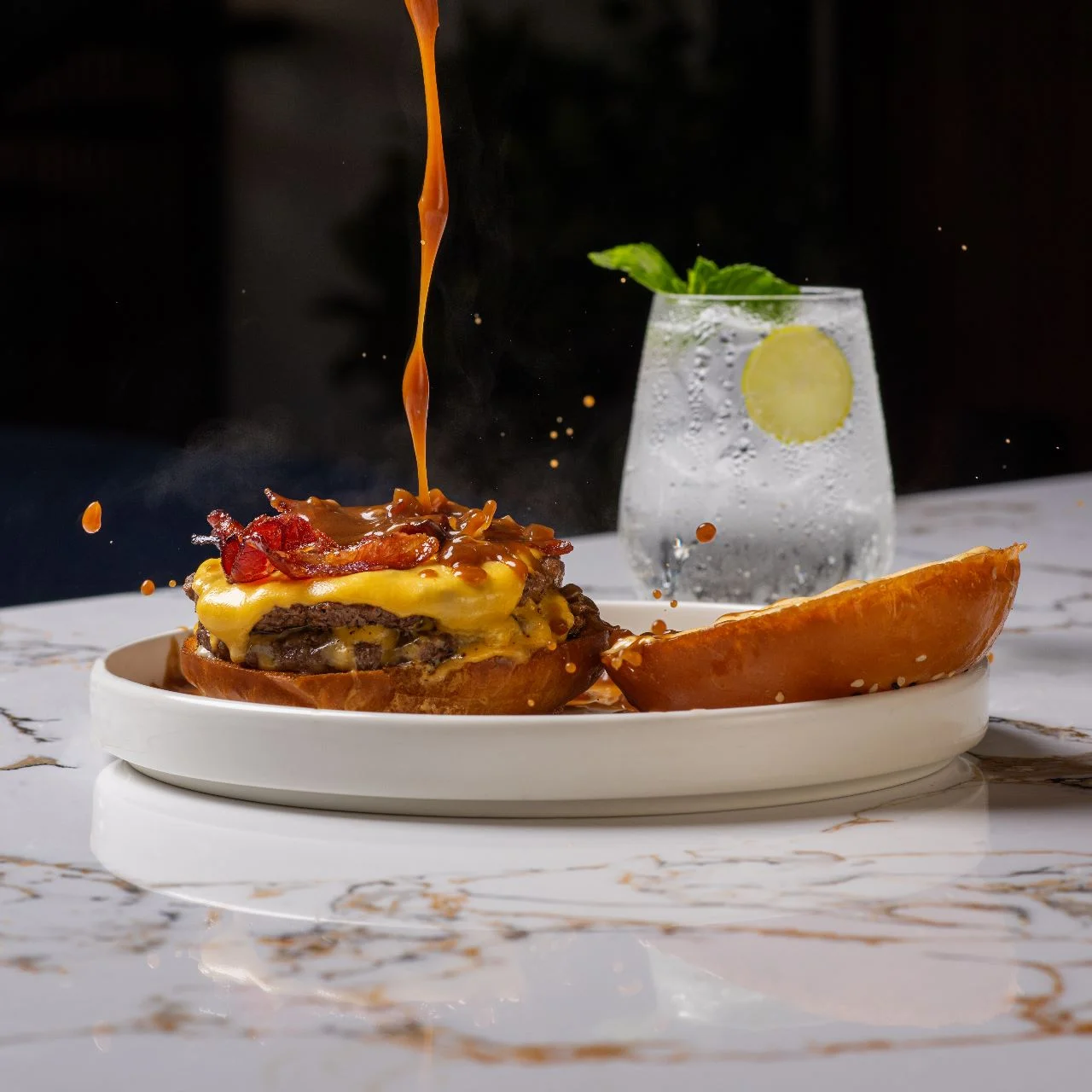 V Burgerفي برجر